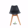 Krzesło czarne glamour